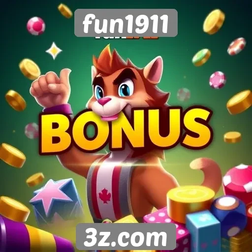 Nova seção de bônus e promoções no fun1911